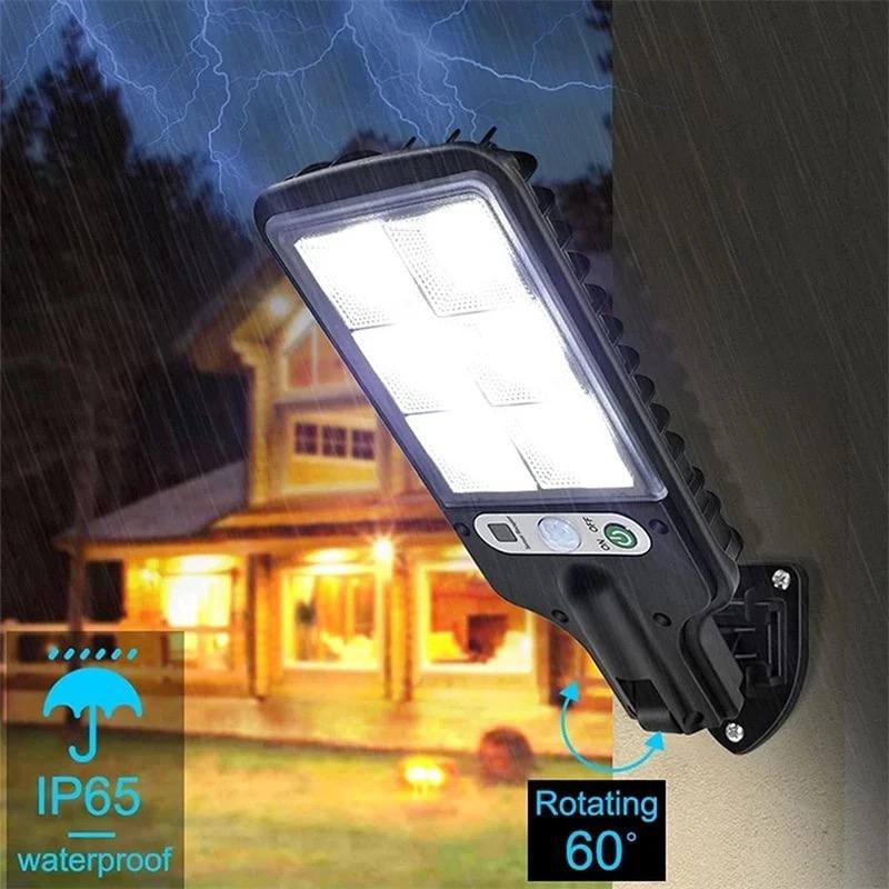 Smart solar security light with remote control